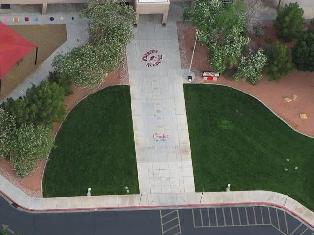 Riverside Elementary arial view. 